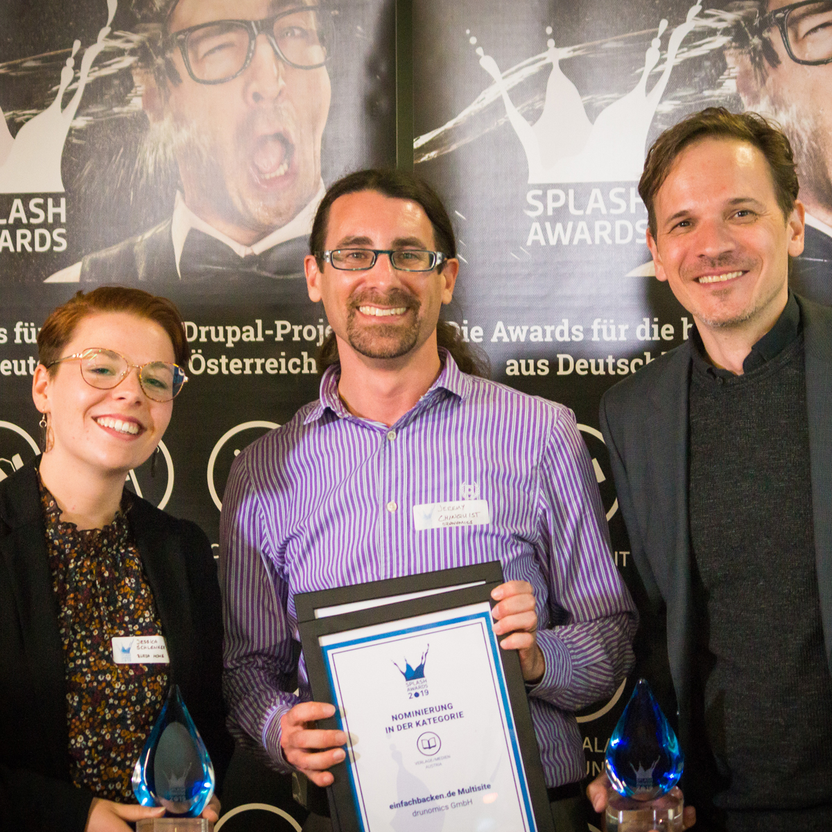 drunomics gewinnt zwei Splash Awards 2019 in der Kategorie Medien