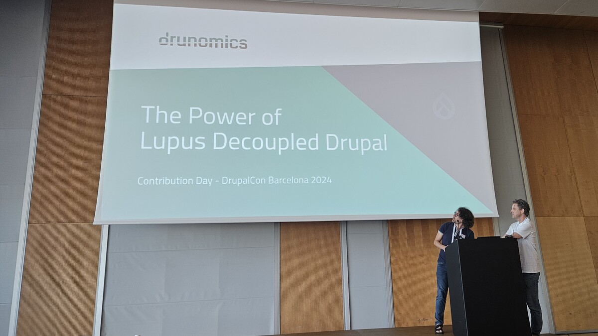 DrupalCon Barcelona 2024 Contribution Day drunomics image 1