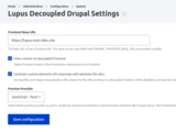 Lupus Decoupled Settings