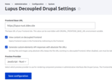 Lupus Decoupled Settings