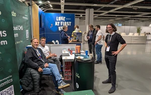 drunomics booth at DrupalCon Vienna