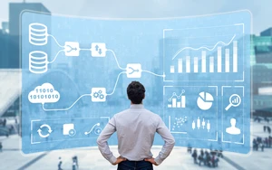 © iStock.com/NicoElNino
Source: https://www.istockphoto.com/de/foto/gm1286643718 Business Analytics and Data Management System (DMS) gibt wichtige Einblicke in die Unternehmensstrategie.