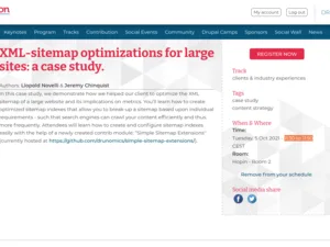 Drupalcon Prague Session