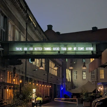 Alte Münze - "There are far better things ahead than any we leave behind"