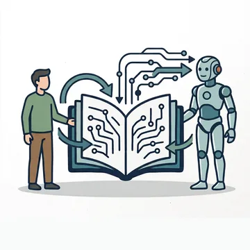 A human and agent working into a common knowledge base