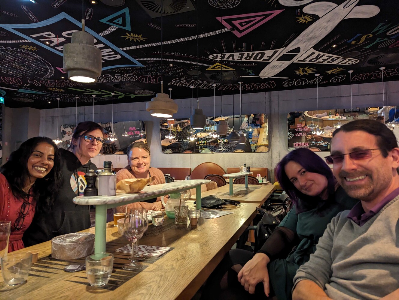 drupalcon dinner with the community